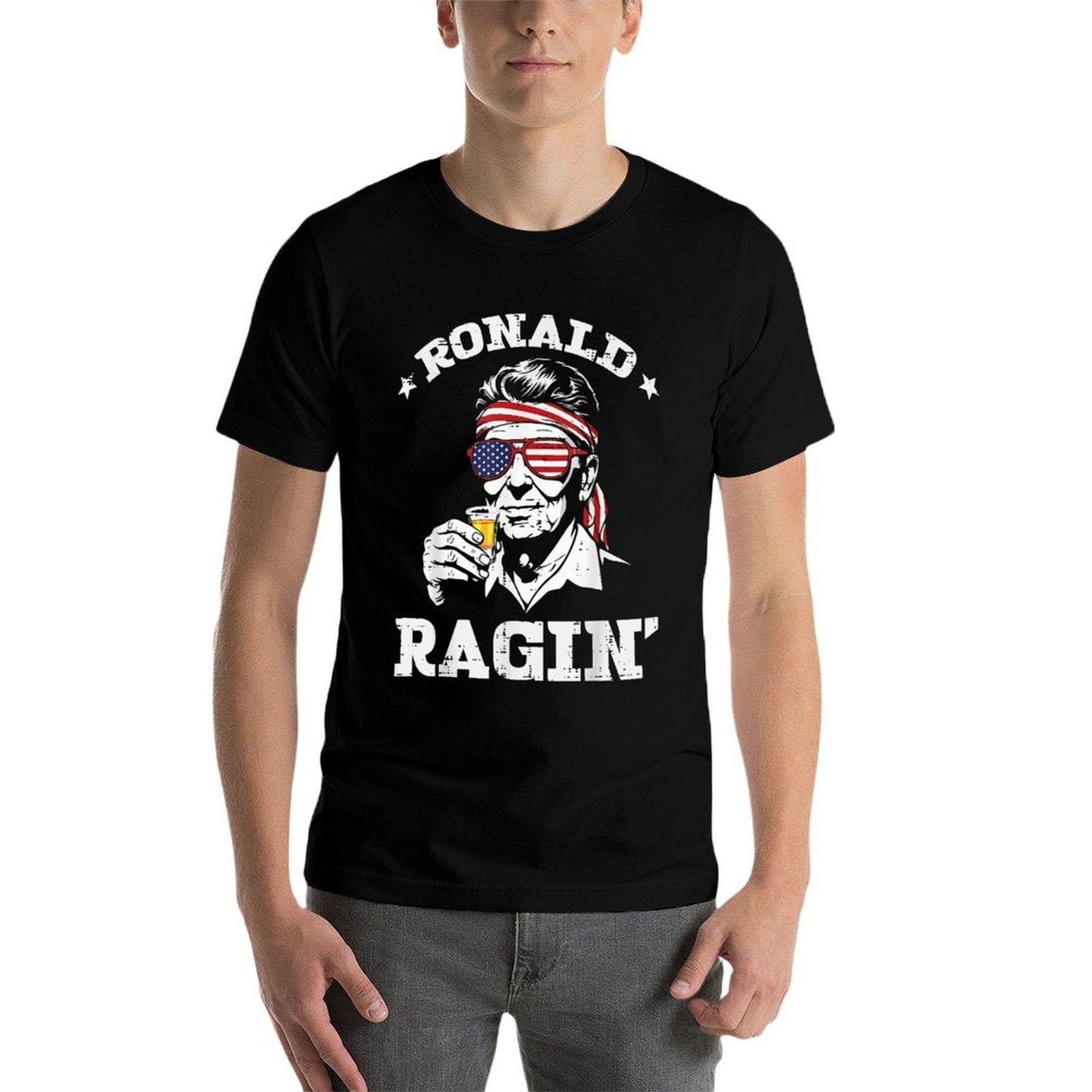 4th Of July Ronald Ragin Funny July Fourth Party Men Women Comfortable T-Shirt