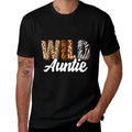Wild Auntie Zoo Born Two Be Wild B-day Safari Jungle Animal Comfortable T-Shirt