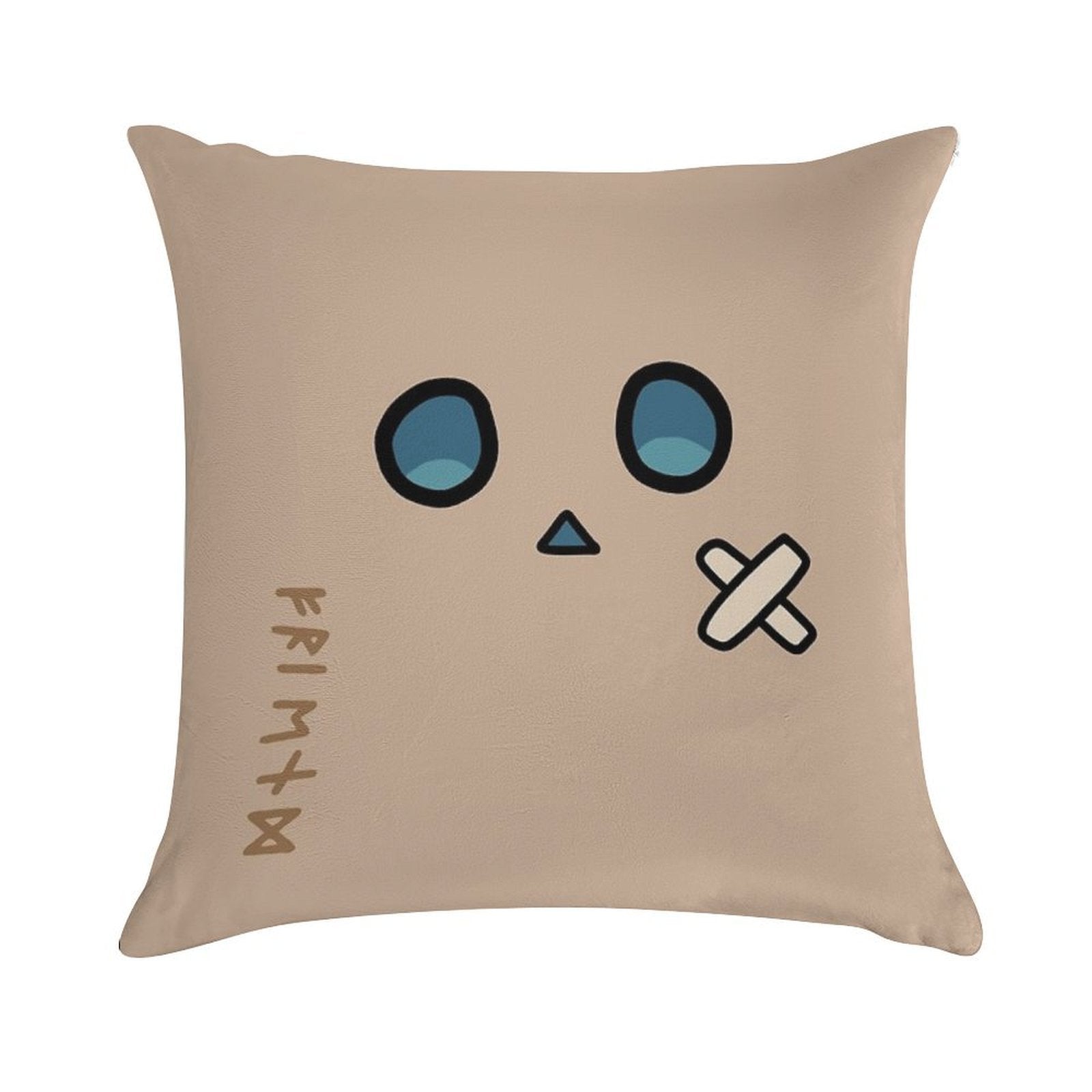 Friend - Nanashi Mumei Mascot △ - Hololive #HoloCouncil Soft Multiple Sizes Throw Pillow