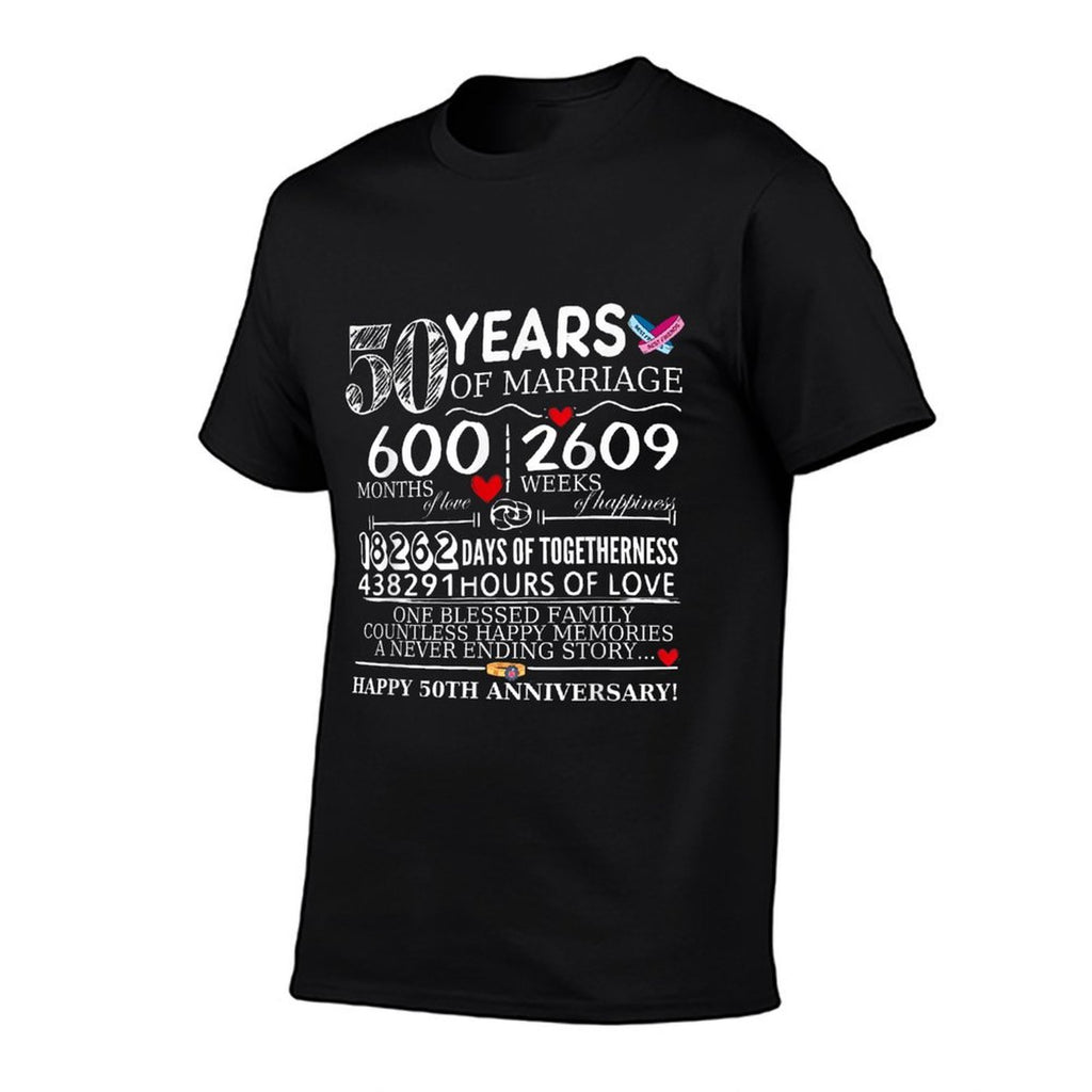 50 Years Of Marriage 50th Wedding Anniversary of Family  Classic T-Shirt