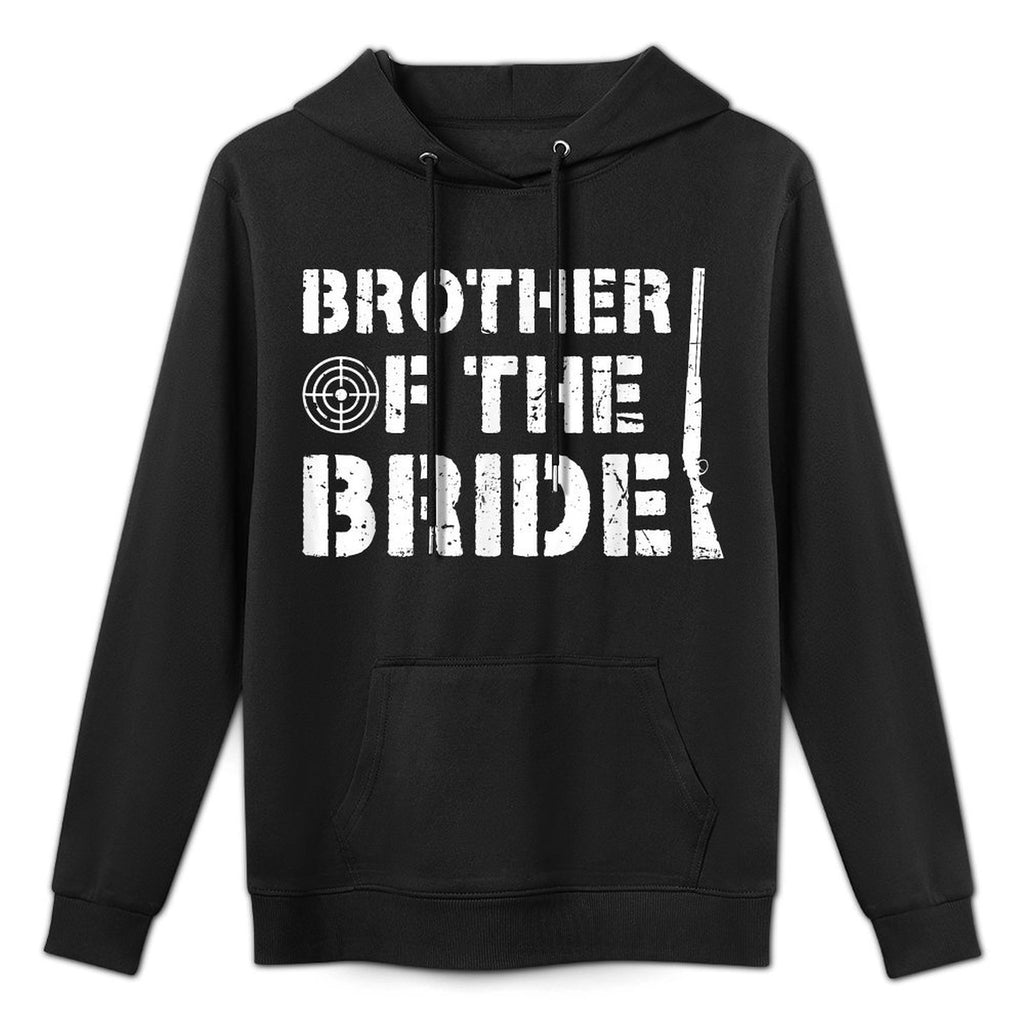 Brother Of The Bride Brother Funny Brides Brother Adjustable Hood Hoodie