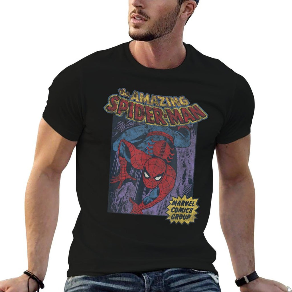 Marvel Spider-Man Classic Amazing Spider-Man Comic  Breathable T-Shirt