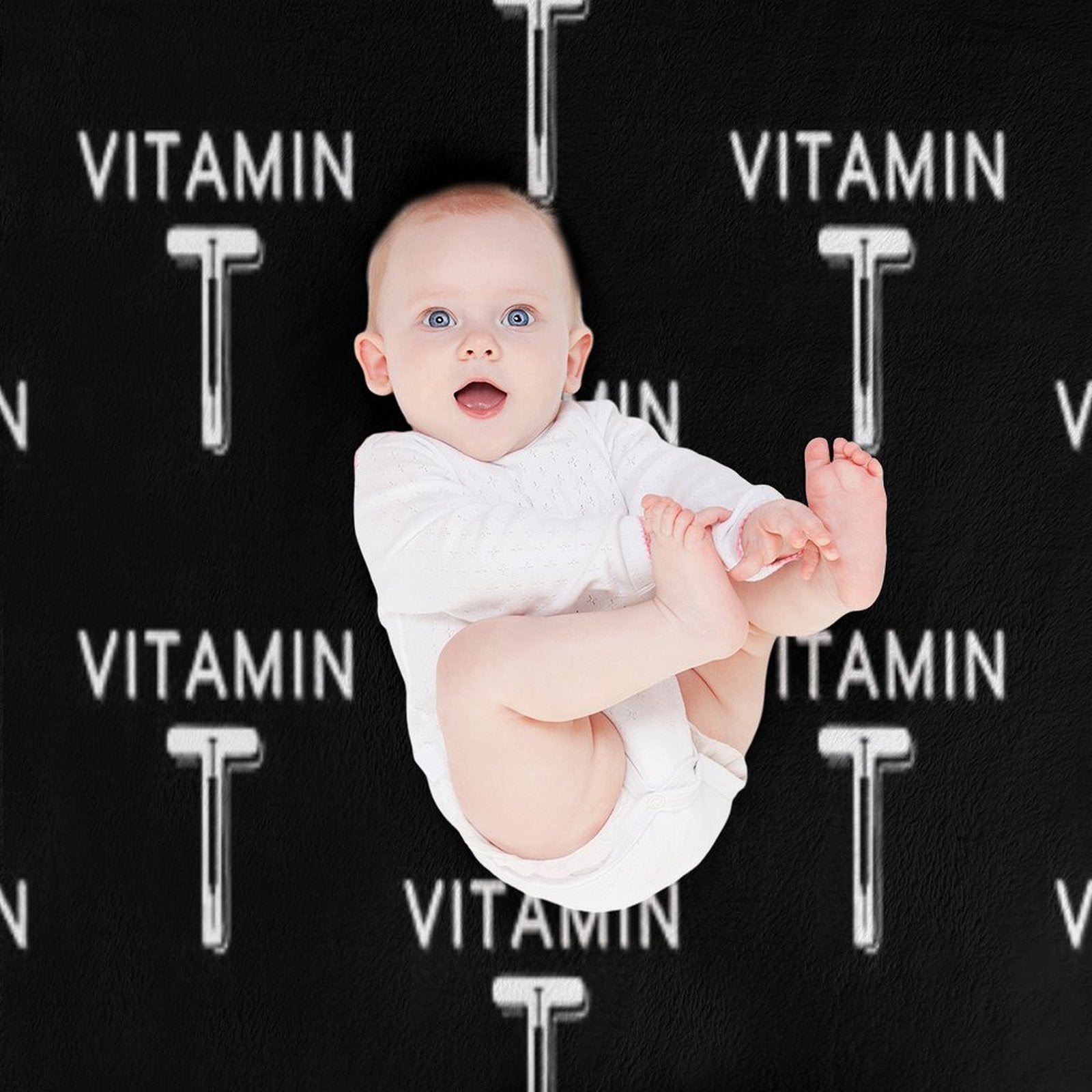 Trans Vitamin T Shrink-resistant Throw Blanket
