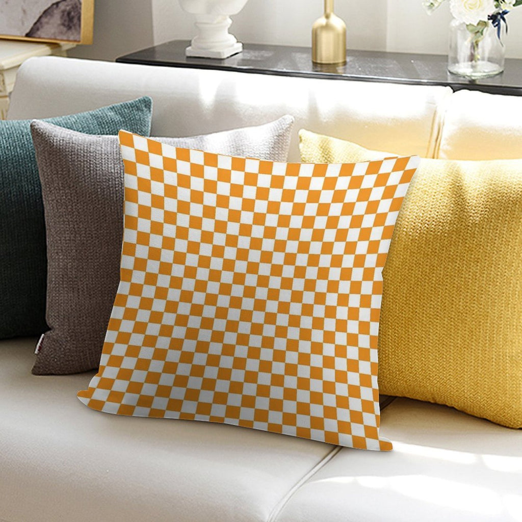 Tennessee Orange Pattern Soft Washable Throw Pillow