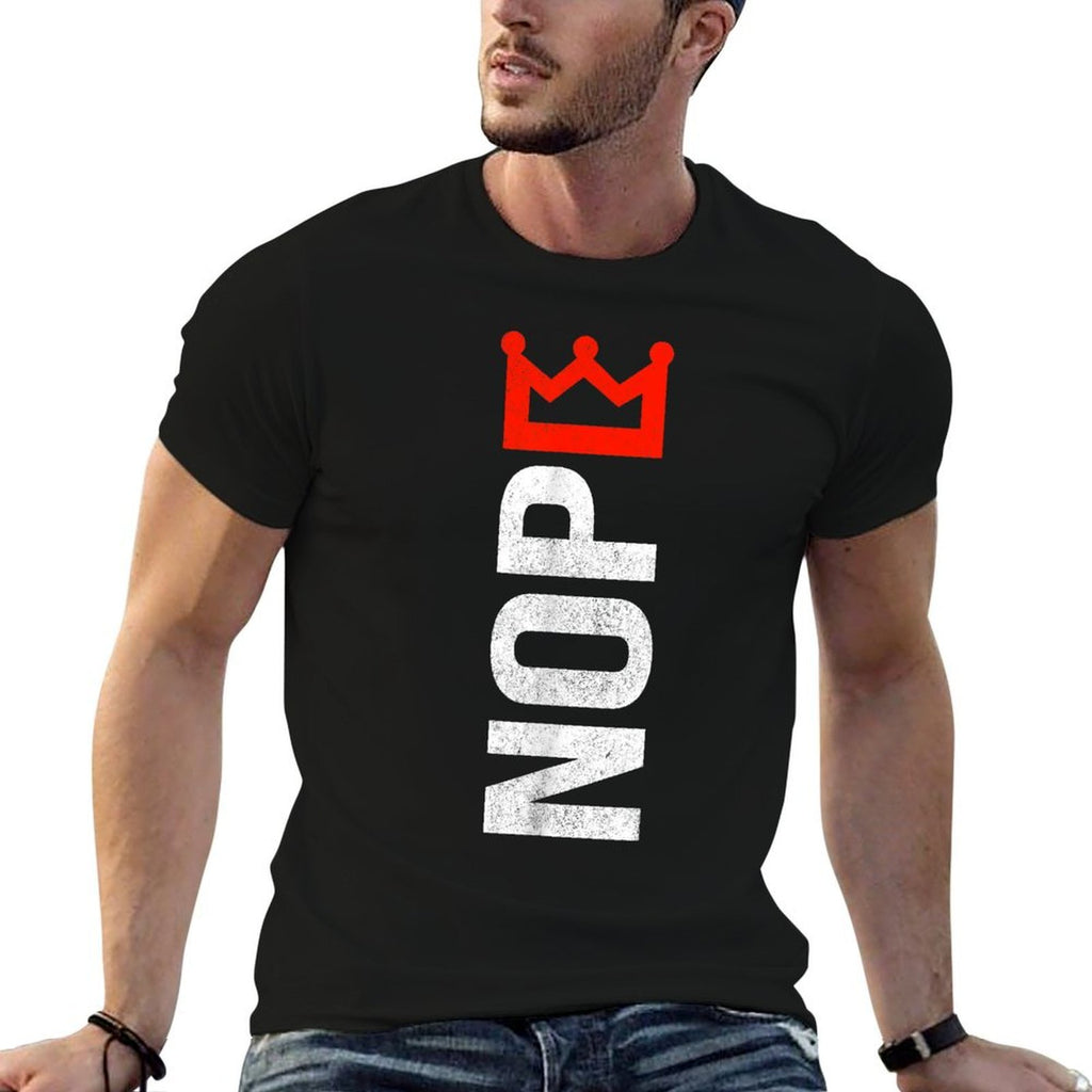 No Kings Protest Sign Vertical June 14th American USA  Cotton T-Shirt