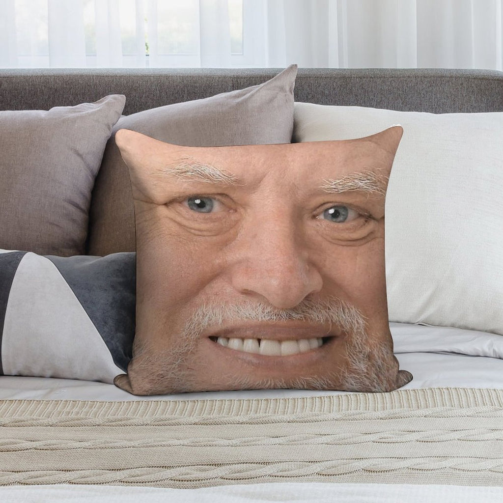 Hide The Pain Harold High Definition Soft Easy Maintenance Throw Pillow