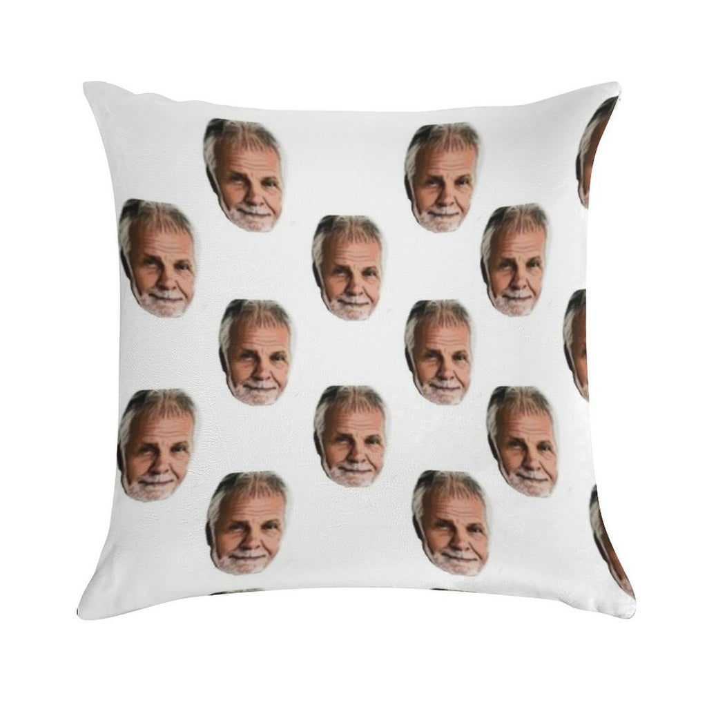 Captain Lee All over Print Soft Durable Construction Throw Pillow