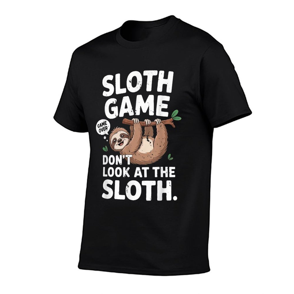 Sloth Game Funny Kawaii Hanging Sloth Meme Saying  Relaxed-fit T-Shirt