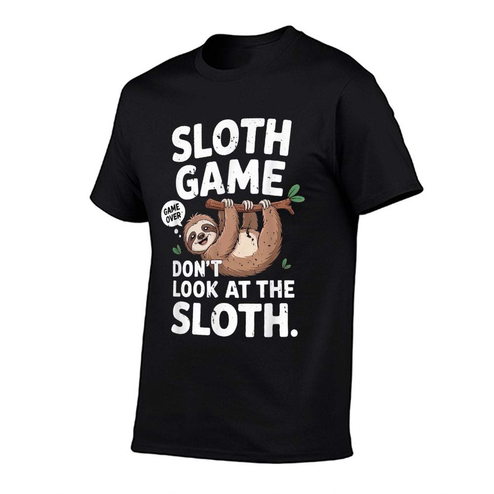 Sloth Game Funny Kawaii Hanging Sloth Meme Saying  Relaxed-fit T-Shirt