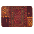 Traditional Moroccan Artwork Design  Slip-Resistant Bath Mat