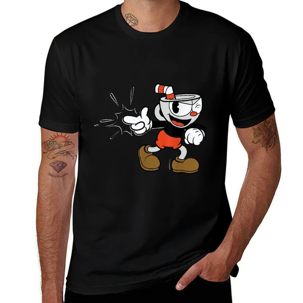 Cuphead Classic Wink With A Snap  Stretchy T-Shirt