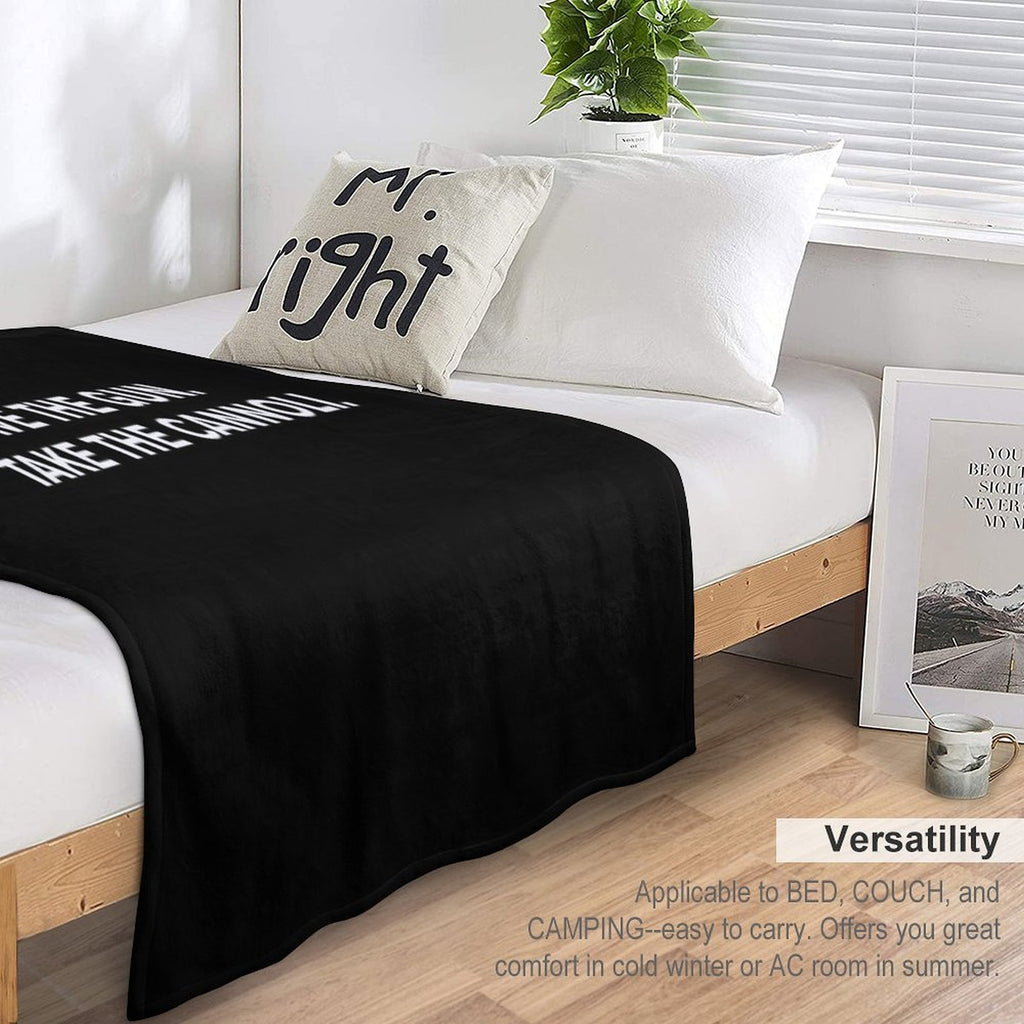 Leave The Gun. Take The Cannoli Versatility Throw Blanket