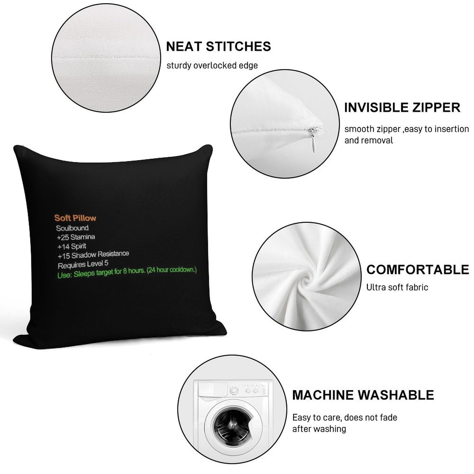Legendary Soft Pillow Soft Warmth Comfort Throw Pillow