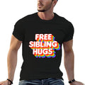 Free Sibling Hugs LGBT Pride Rainbow Gay  Stretchy T-Shirt