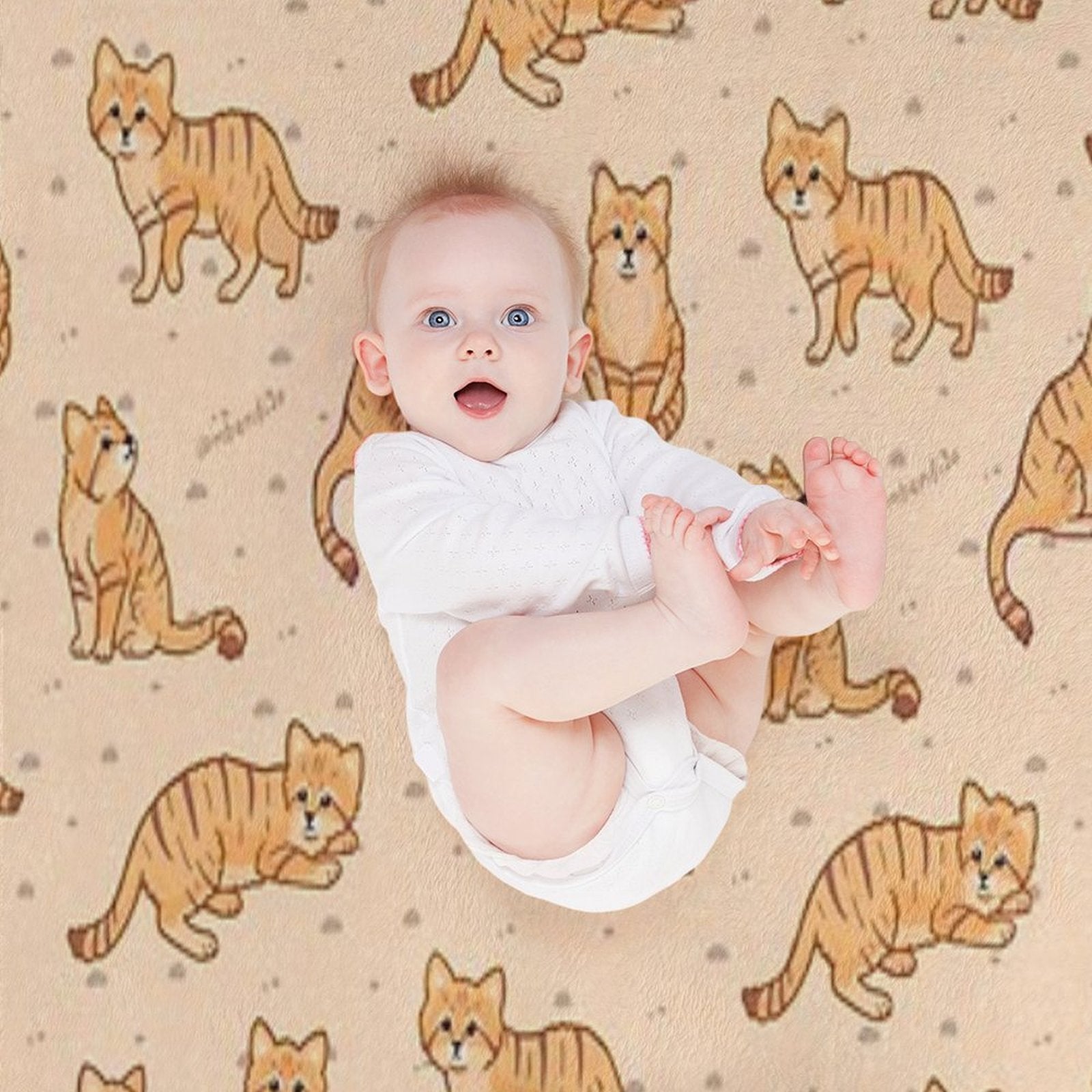 Sand Cats Travel-friendly Throw Blanket