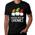 Hanging With My Gnomies Funny Garden Gnome  Slim-fit Cut T-Shirt
