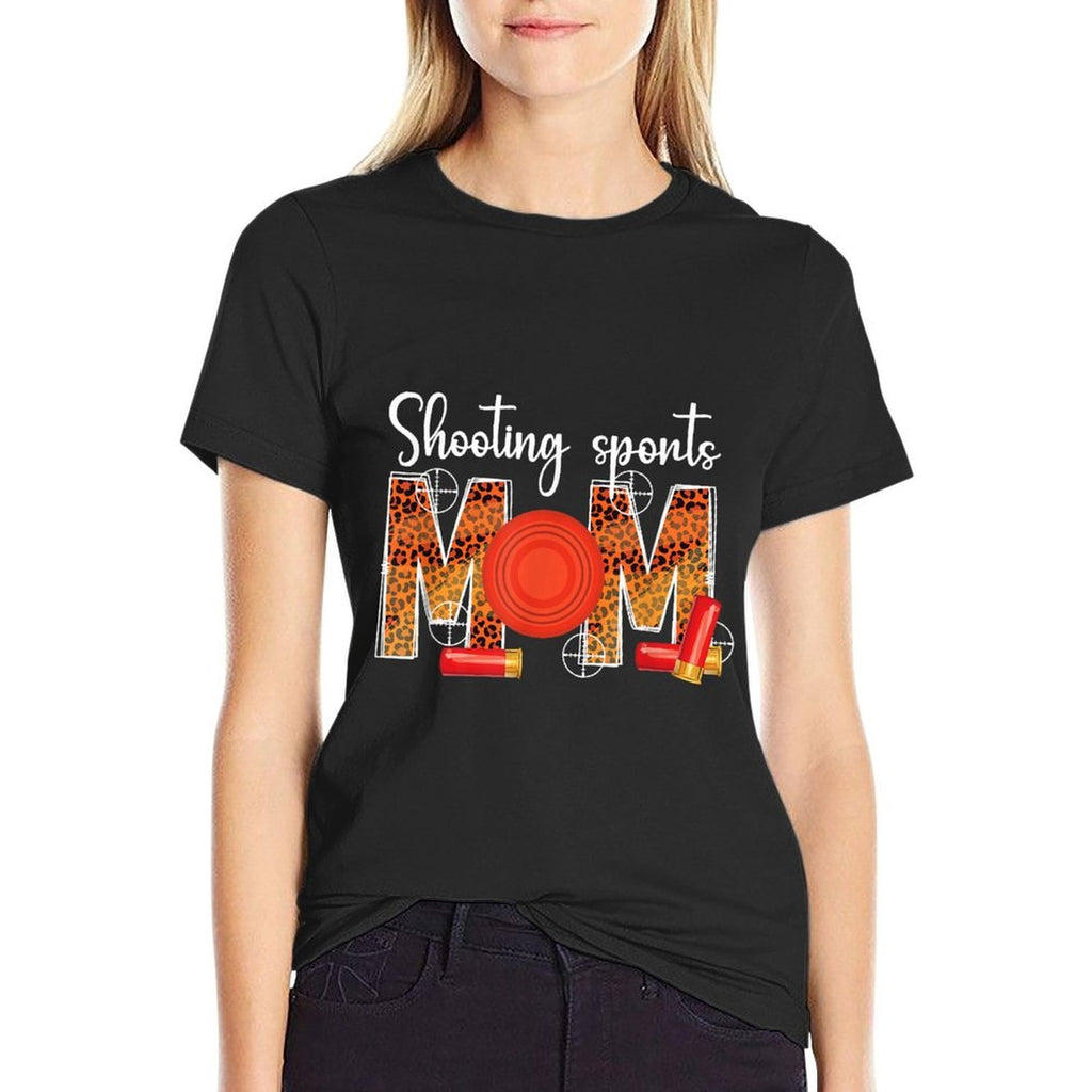 Shooting Sports Mom Leopard Shooting Sports Mama  Vintage-inspired T-Shirt