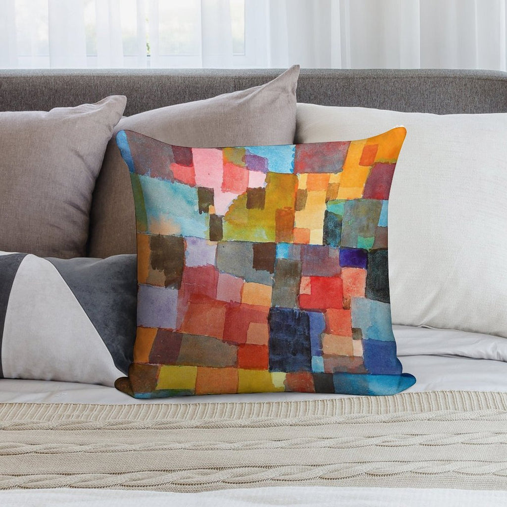 Raumarchitekturen, Paul Klee Soft Multiple Sizes Throw Pillow