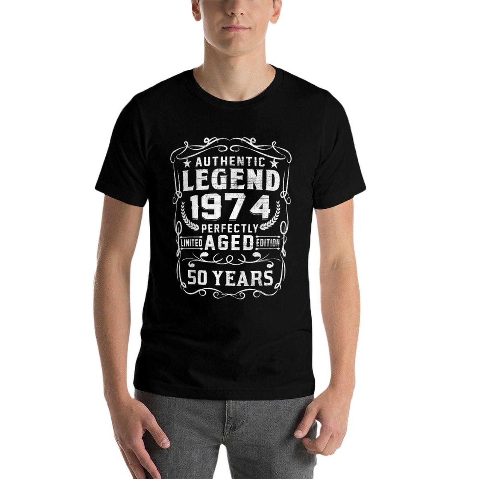 Authentic Legend 1974 Perfectly Aged 50th Birthday  Quick-drying T-Shirt