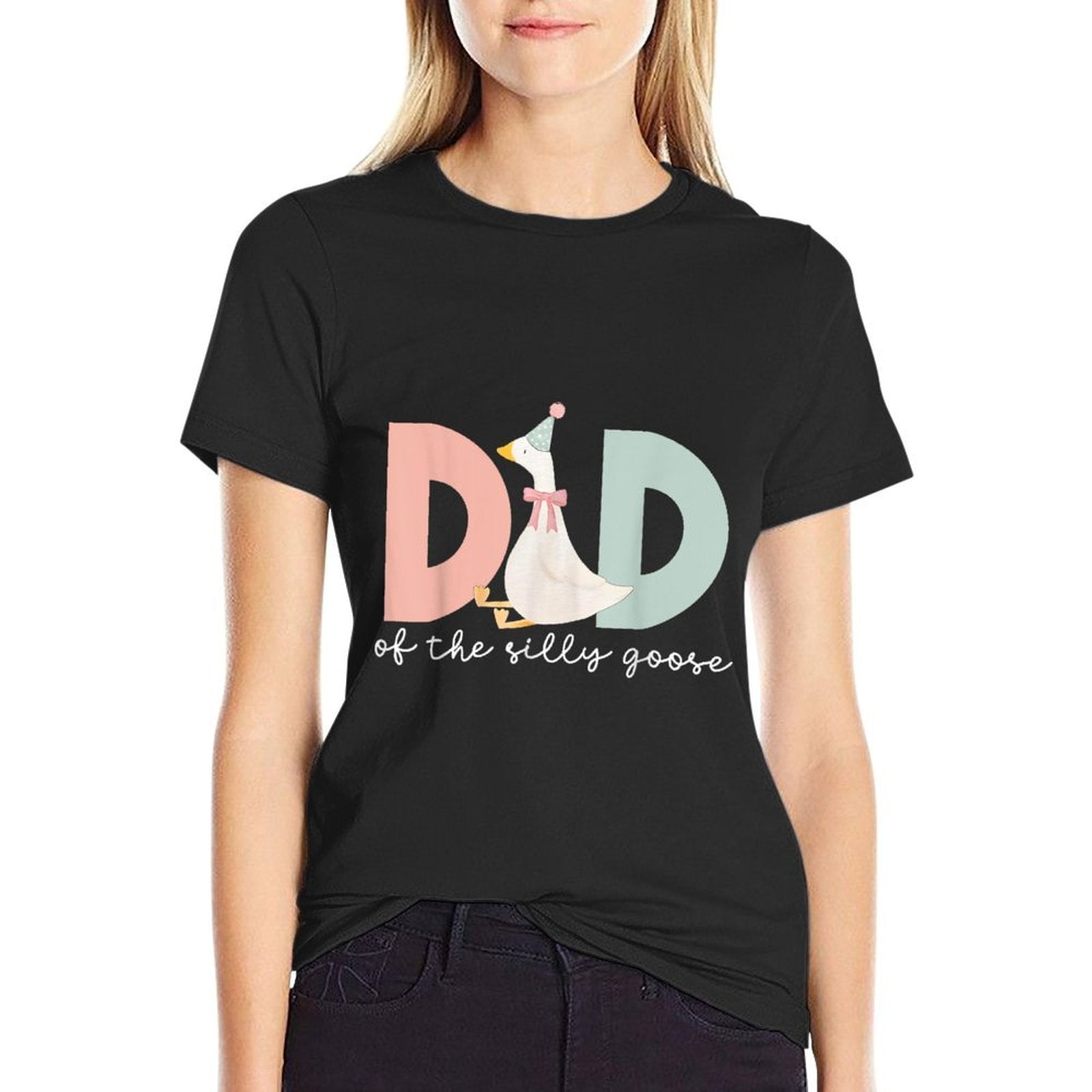 Dad Of The Silly Goose Silly Goose Birthday Matching Family  Vintage-inspired T-Shirt