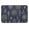 Vintage Radiolaria Fossils  Repositionable Bath Mat