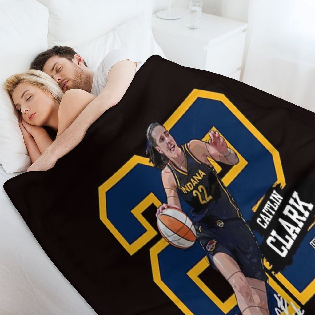 Caitlin Clark 22 Quick-dry Throw Blanket