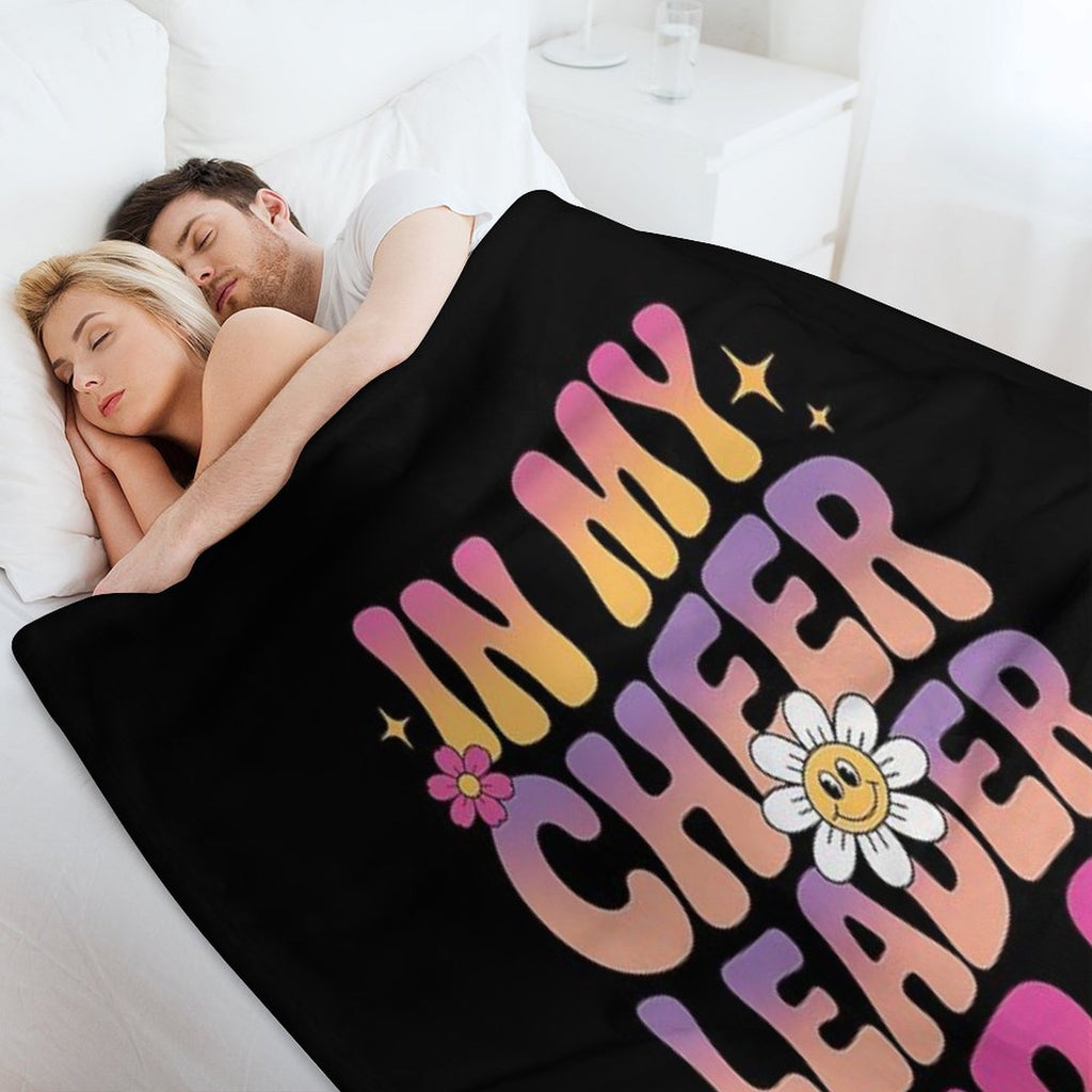 In My Cheer Leader Era Youth Cheerleader Shrink-resistant Throw Blanket