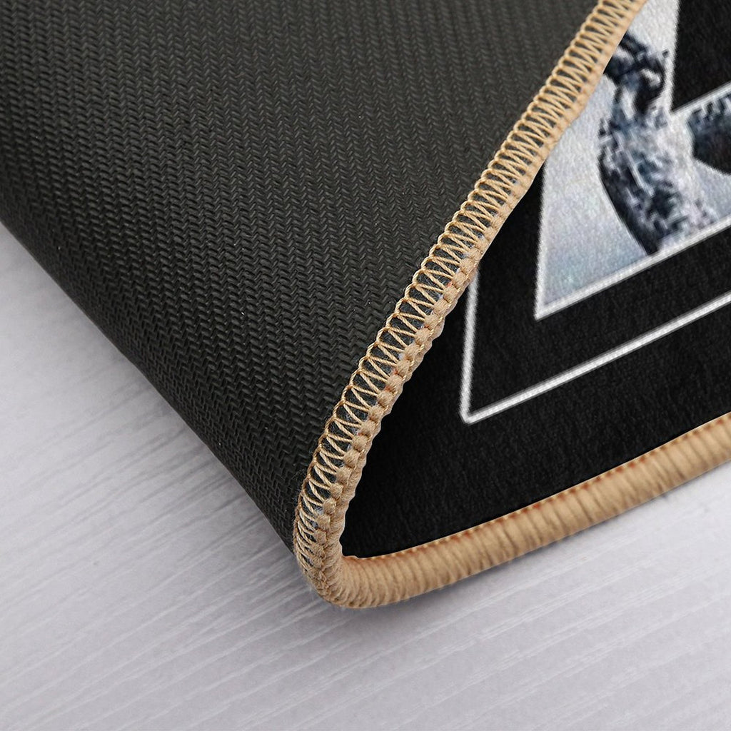 Valknut Knot Of Odin With Raven  Pet-Safe Bath Mat