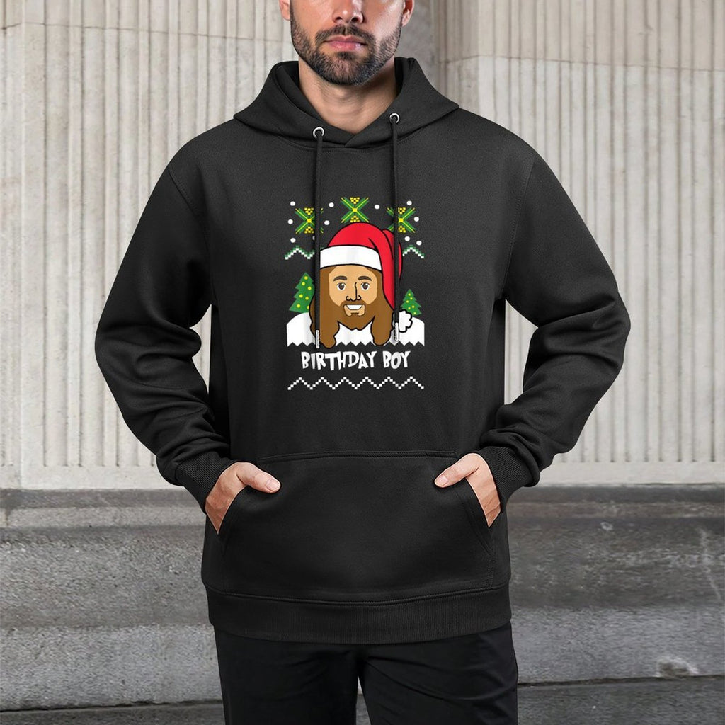 Jesus Birthday Boy Ugly Christmas Style T-shirt All-Day Comfort Hoodie