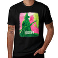 Womens Wicked Elphaba & Glinda Tonal V-Neck  Rolled Sleeves T-Shirt