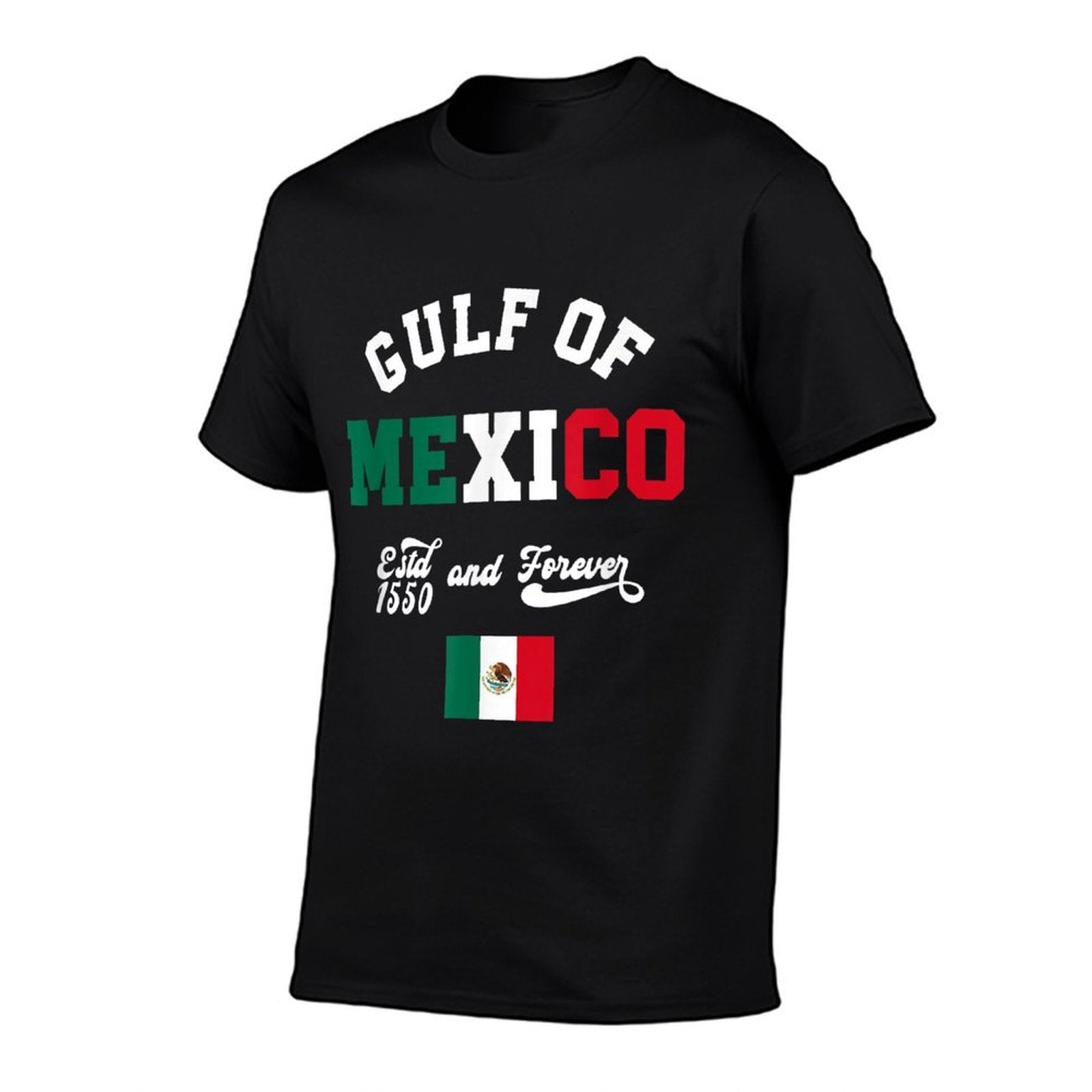 Mexican Gulf of Mexico Golfo De Mexico 1550 Siempre  Tagless Design T-Shirt