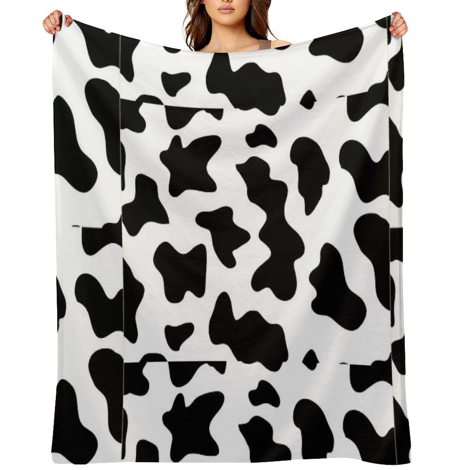 Cow Print Fabulous Travel-friendly Throw Blanket