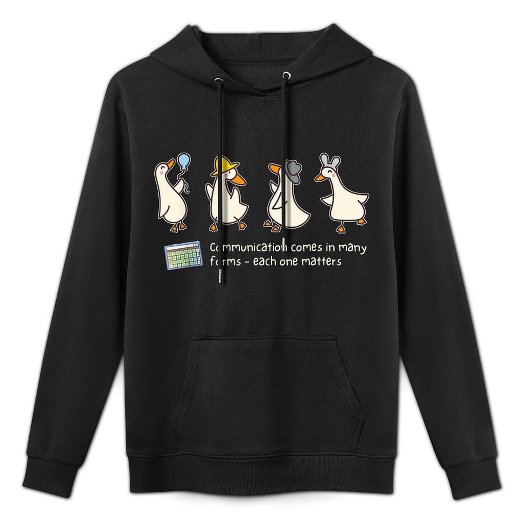 Speech Therapy Speech Language Pathologist SLP Goose Meme Layering Staple Hoodie