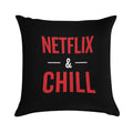 Netflix And Chill Soft Style Accent Throw Pillow