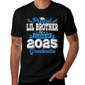 Lil Brother 2025 Graduation Proud Lil Brother Class of 2025  Heathered Texture T-Shirt