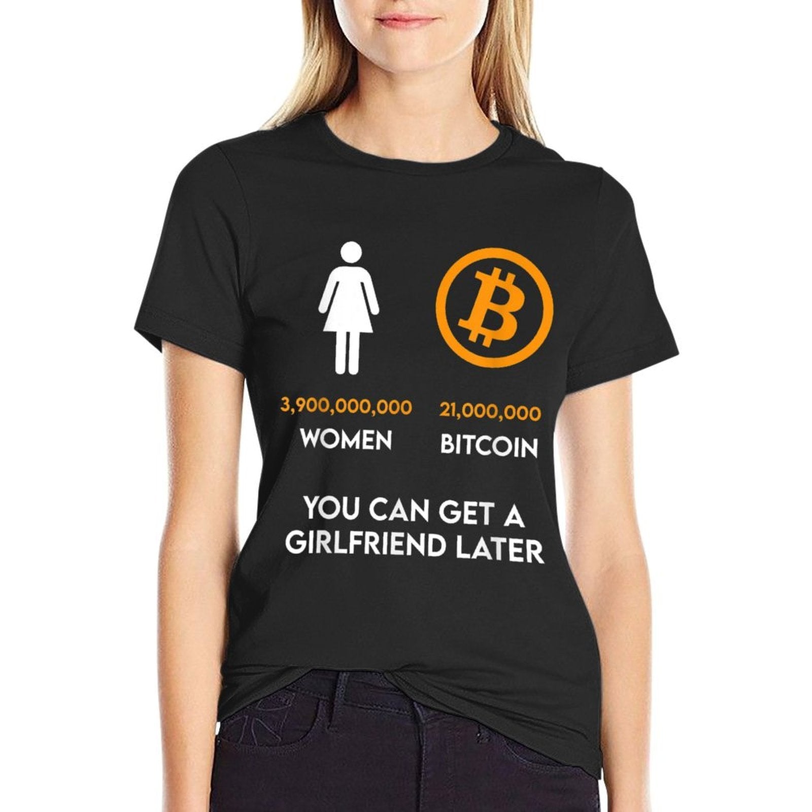 Bitcoin Meme Funny BTC Crypto Gift  Heathered Texture T-Shirt