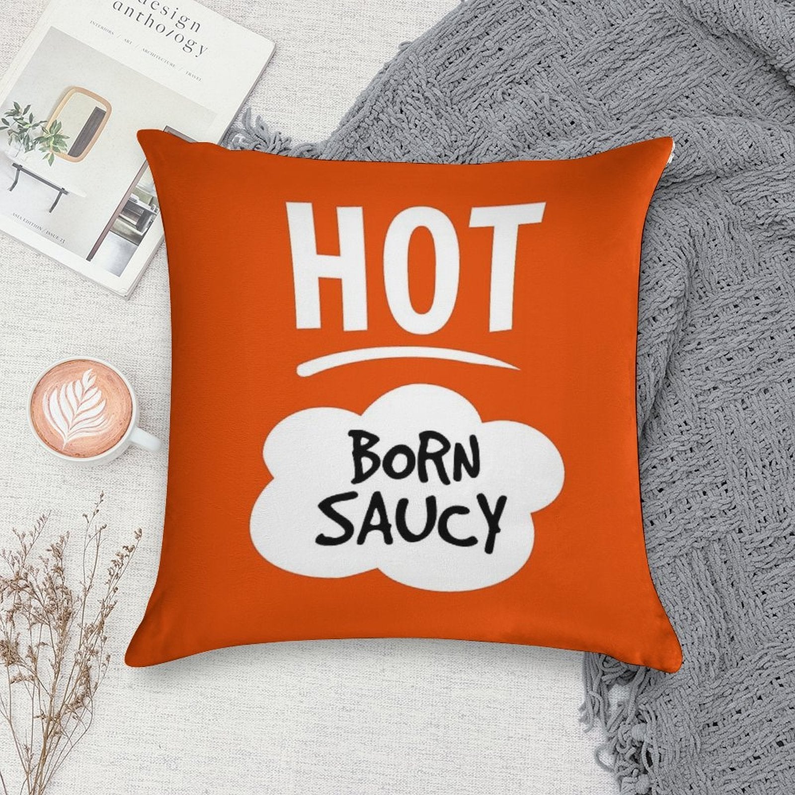 Taco Bell Hot Sauce Soft Warmth Comfort Throw Pillow