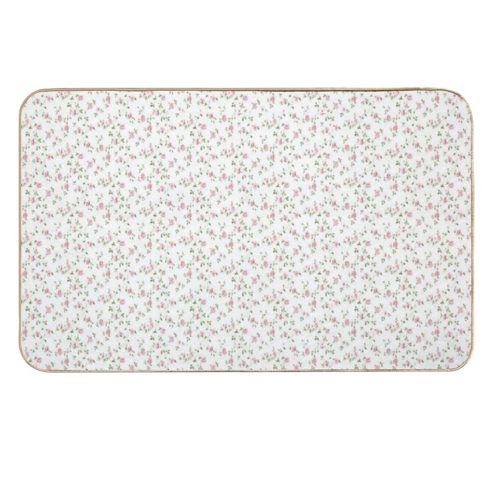 Coquette Floral Pattern  Stain-Proof Bath Mat