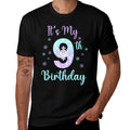 Kids It's My 9th Birthday Snowflake Winter Nine Years Old  Relaxed-fit T-Shirt