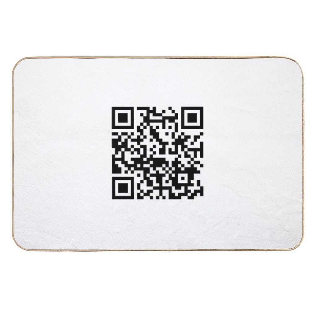 Steamed Hams QR Code  Eco-Friendly Bath Mat