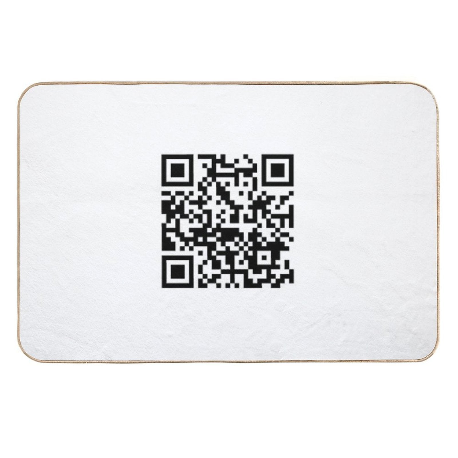 Steamed Hams QR Code  Eco-Friendly Bath Mat