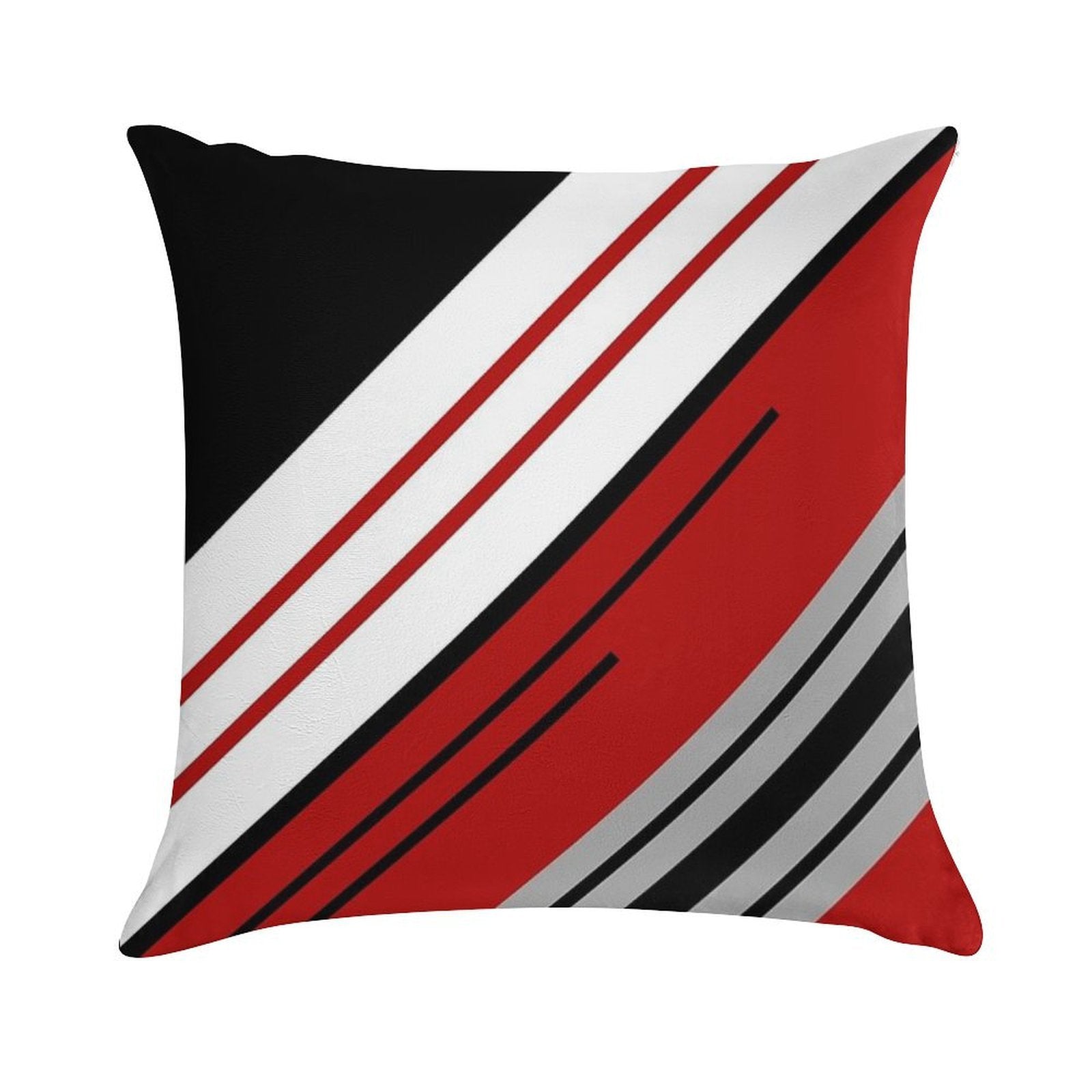 Diagonal Stripes Design Soft Easy Maintenance Throw Pillow