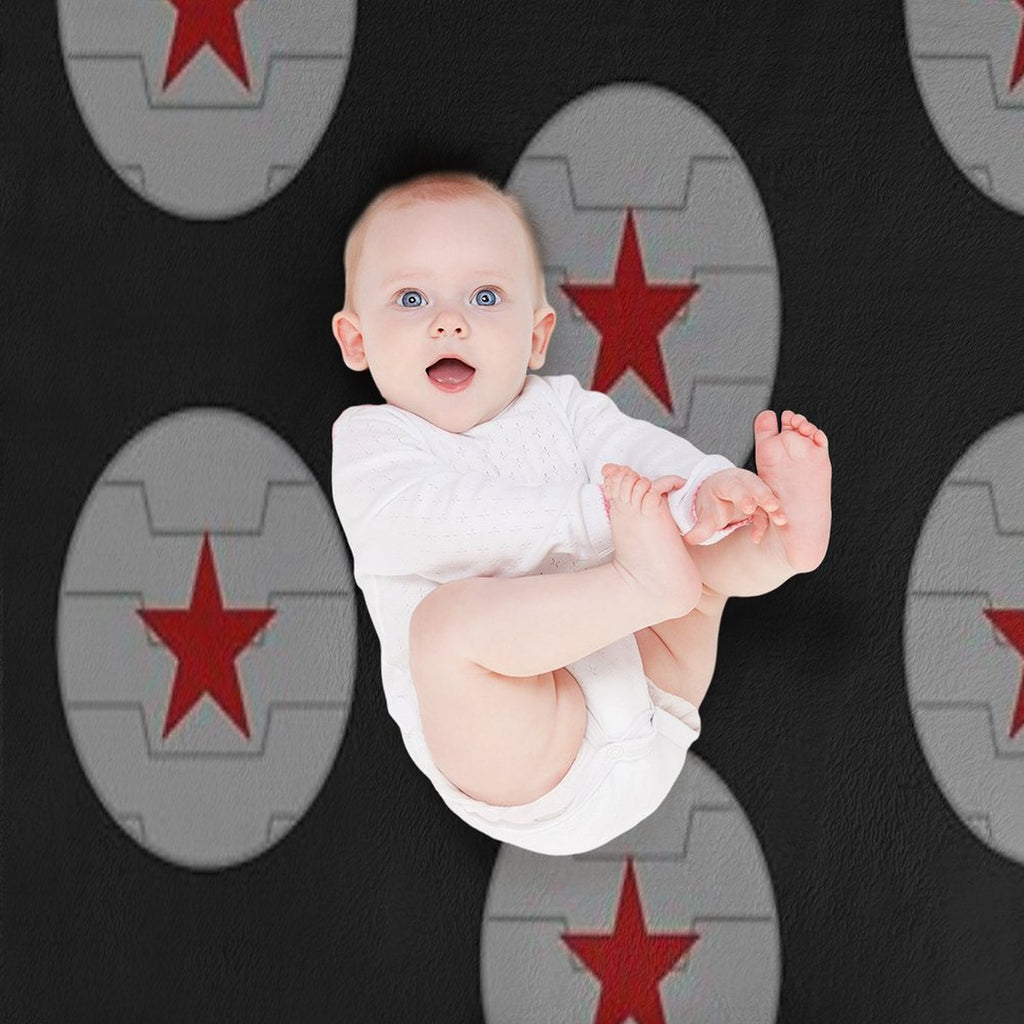 Winter Soldier Emblem Travel-friendly Throw Blanket