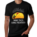 Womens Inhale Tacos Exhale Negativity Funny Taco  Affordable Price T-Shirt