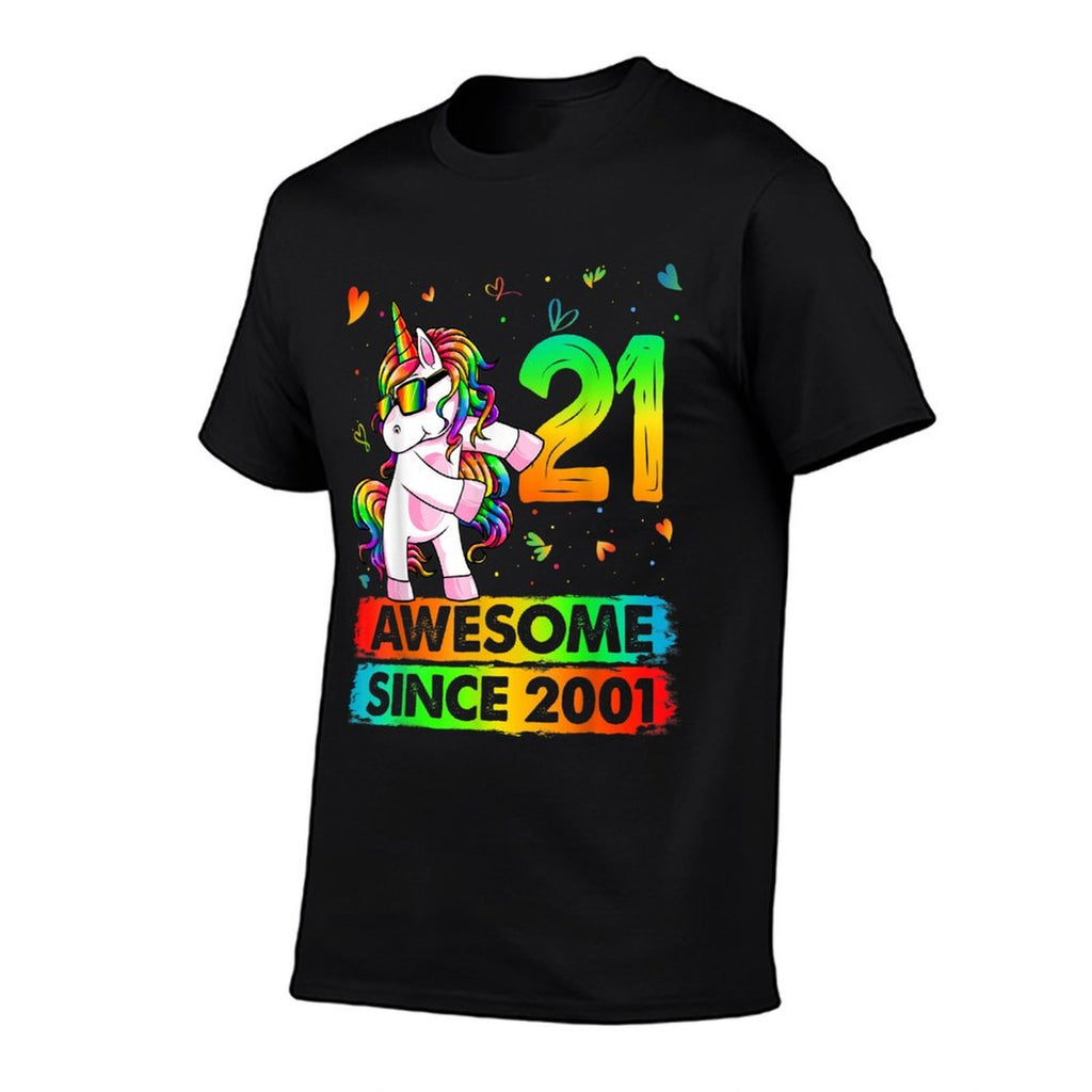 21 Year Old Unicorn Flossing 21st Birthday Unicorn Party  Affordable Price T-Shirt