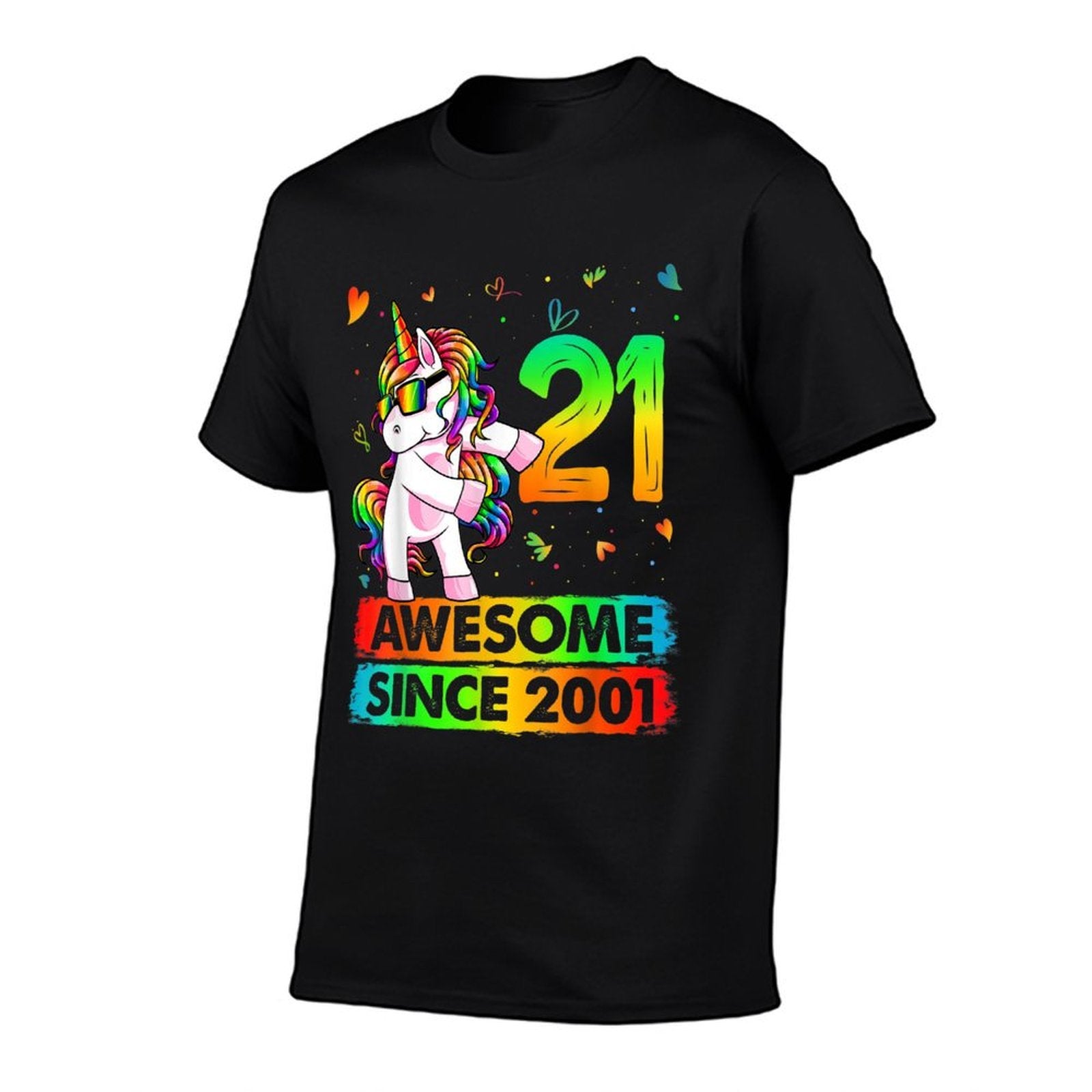 21 Year Old Unicorn Flossing 21st Birthday Unicorn Party  Affordable Price T-Shirt