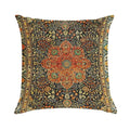 Antique Persian Mohtashem Kashan Rug Print Soft Reinforced Edging Throw Pillow