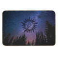 Anti Possession - Forest Starry Night Sky  Long-Lasting Bath Mat