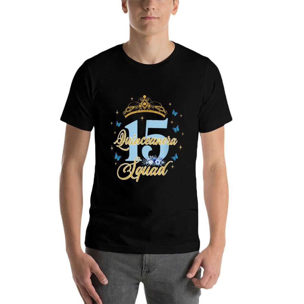 Quinceanera Squad T-shirt Mis Quince Anos 15th Birthday Girl  Soft T-Shirt
