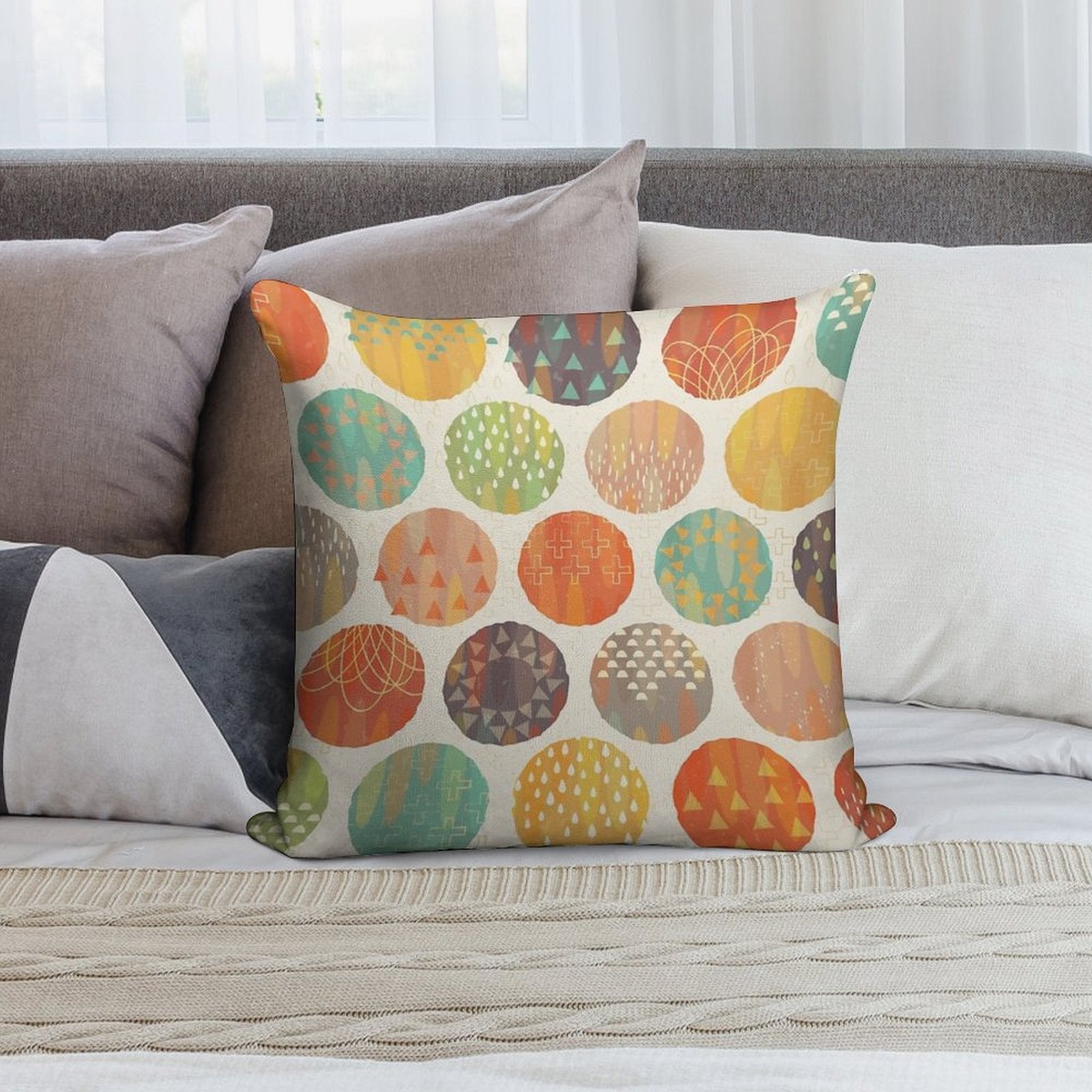 Celestial Bodies Soft Decorative Cover Throw Pillow